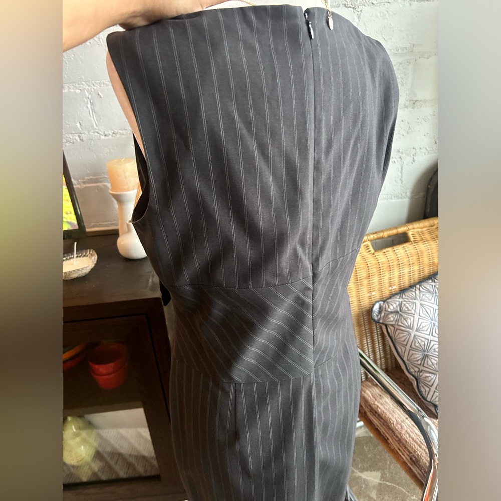 Vintage Jones NY Pinstripe Dress - Picture 6 of 8